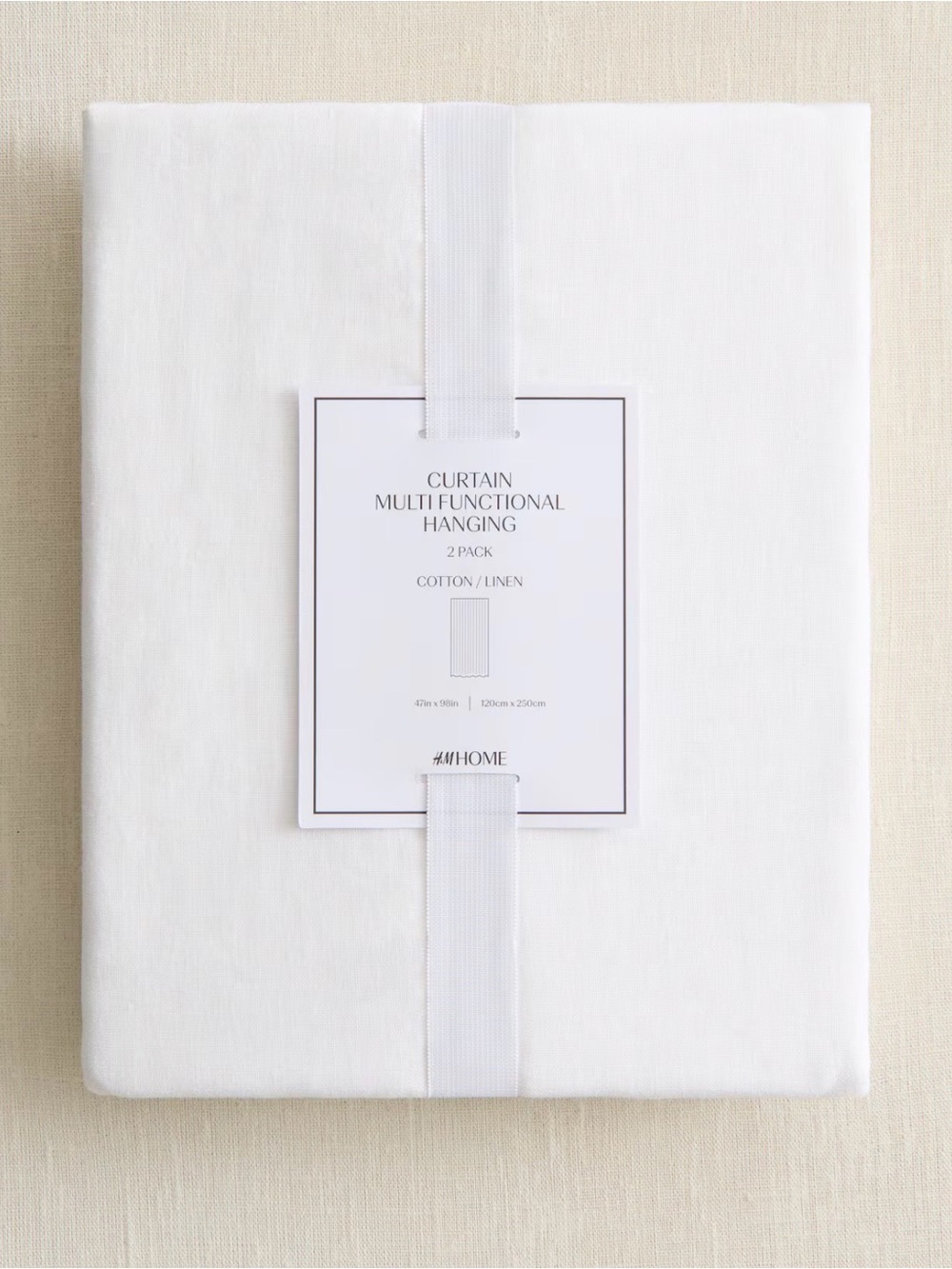H&M 2-Pack Linen-Blend Curtain Panels